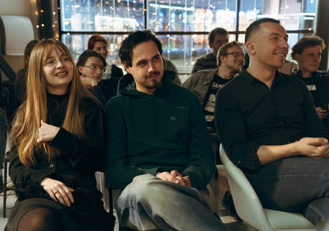 group discussion at event